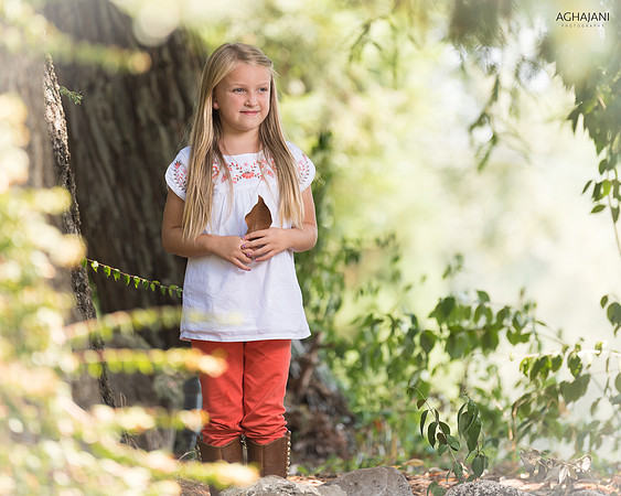 Family photo shoot for Weston & Elise Kester in Loomis, CA