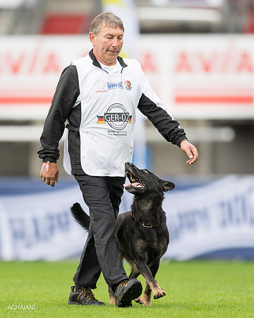 Germany #02 2017 WUSV World Champions Reiner Naschke & Debby v. Eisernen Kreusz.  Tilburg, NL