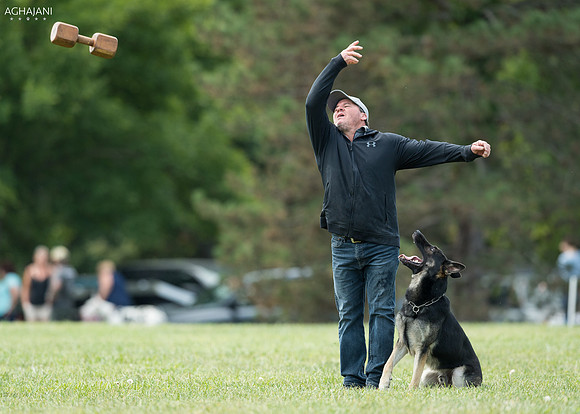 Like Opera!Ronnie Weiss & Radic z Gemera @ 2017 USCA Mid Central Region IPO Championship. KS.